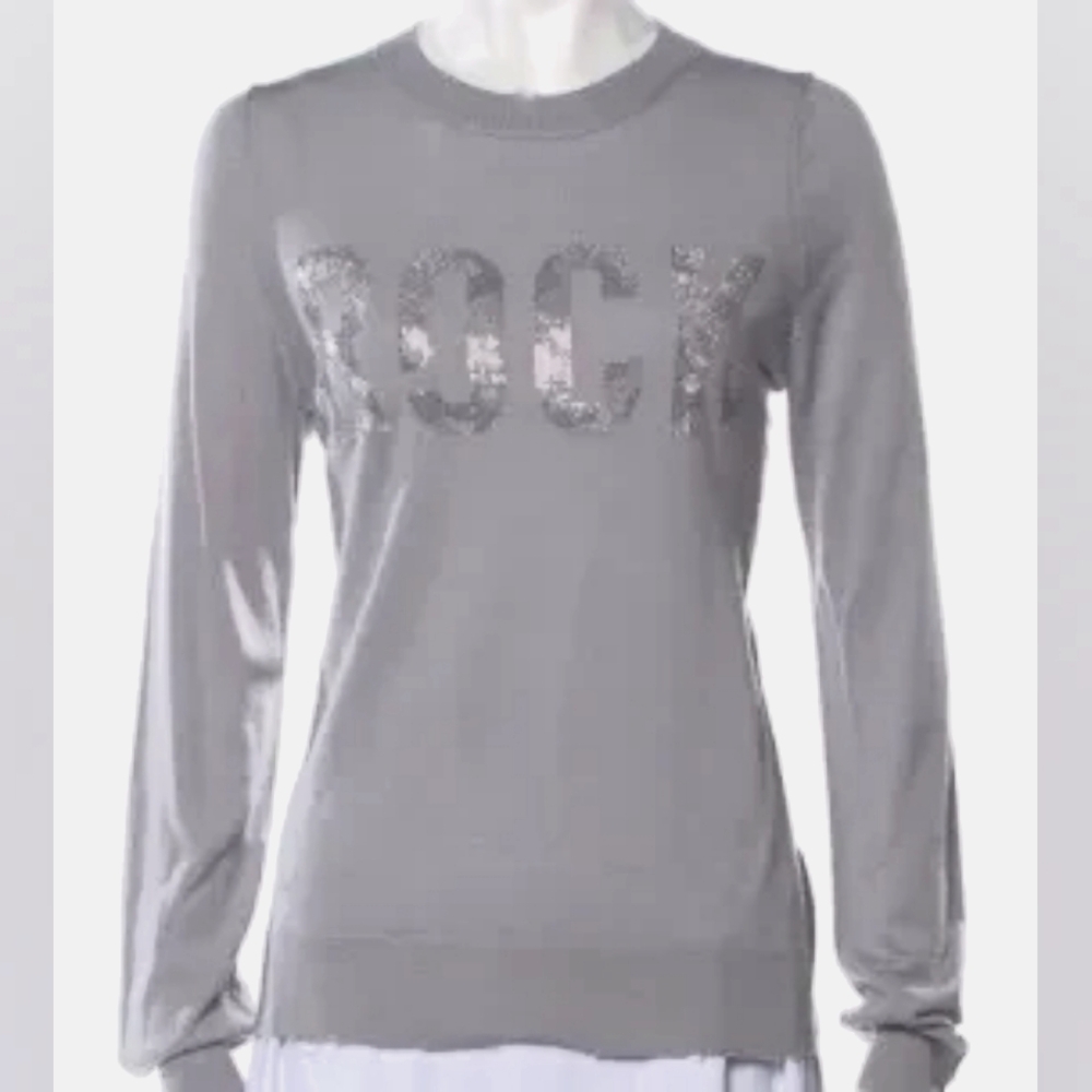 Zadig & Voltaire Miss Camo Rock Merino Wool Sweater